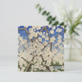 Carte Blossom Springtime Blackthorn Sloe (Debout devant)