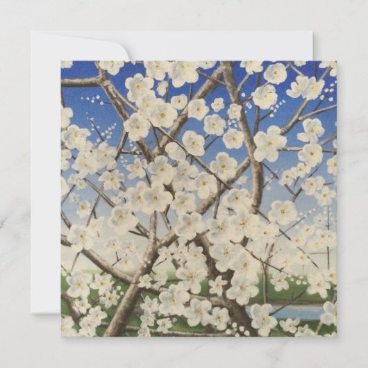 Carte Blossom Springtime Blackthorn Sloe (Devant)