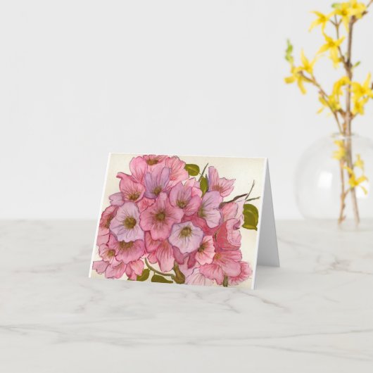 Carte Blossoms (Fleur jaune)