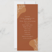 Carte Blossoms of Love : Simple Abstrait Feuilles Progra (Dos)