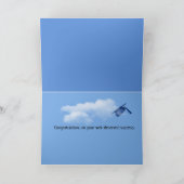 Carte Blue 2026 Graduation Caps in Sky  (Intérieur)