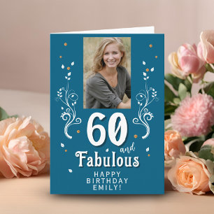 Carte Blue 60 & Fabulous Foliage 60th Birthday Photo