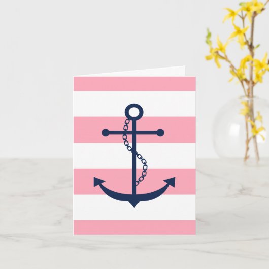 Carte Blue Anchor (Fleur jaune)