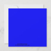 Carte Blue Blue Gradient Star Bow (Dos)