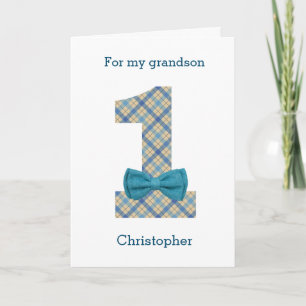 Carte Blue Bow 1er anniversaire