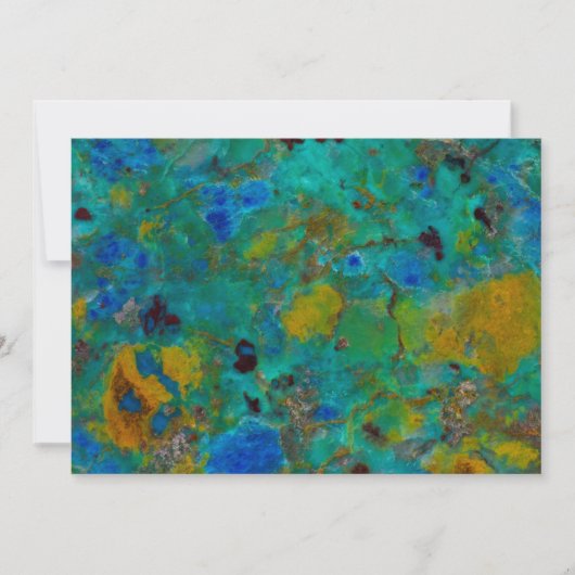 Carte Blue Cliff Chrysocolla (Devant)