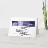 Carte Blue Dog Bone *Woof* Blank Grey Card (Dos)