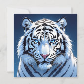 Carte Blue eyed White Tiger (Devant)