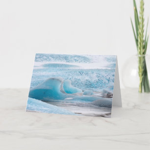 Carte Blue Glacial Ice Formations, Horizontal