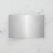 Carte Blue & Gold Holiday Greeting Card (4 Pages) (Intérieur)