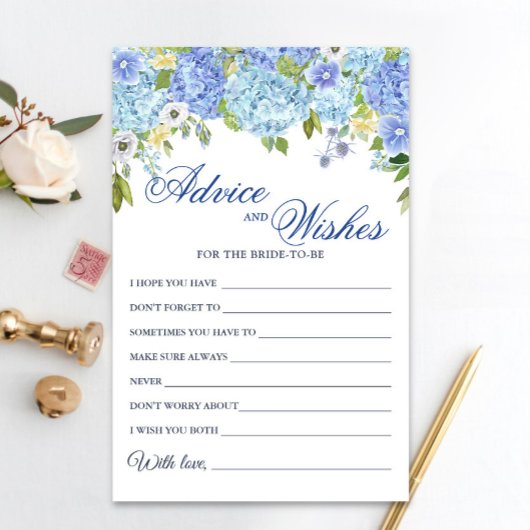 Carte Blue Hydrangea Greenery