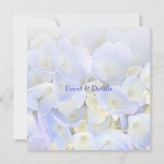 Carte ©Blue Hydrangea Mariage/All-Occasion (Dos)