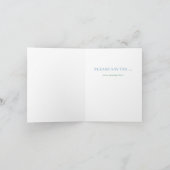 Carte Blue Hydrangea sera-tu ma servante d'honneur ? (Intérieur)