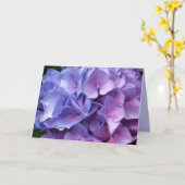 Carte Blue Hydrangeas (Fleur jaune)