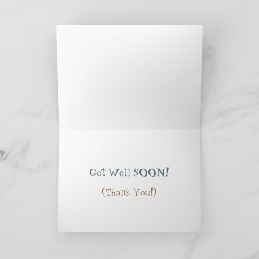 CARTE BLUE IGUANA/HEAD TILTED/"PRETTY PLEASE?/GET WELL S (Intérieur)