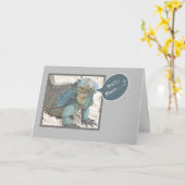 CARTE BLUE IGUANA/HEAD TILTED/"PRETTY PLEASE?/GET WELL S (Fleur jaune)