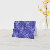 Carte Blue Jean Twirls....... (Fleur jaune)