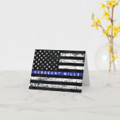 Carte Blue Line mince (Fleur jaune)