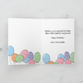 Carte Blue Merle Cockapoo Cavapoo Chien Joyeux anniversa (Intérieur)