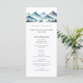 Carte Blue Mountains Ceremony Program (Debout devant)