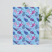 Carte Blue Paisley (Debout devant)