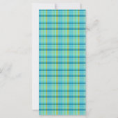 Carte Blue Plaid par Shirley Taylor (Dos)
