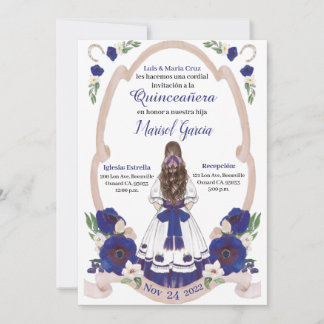 Carte Blue Quinceanera Charra, Rancho Charro Western