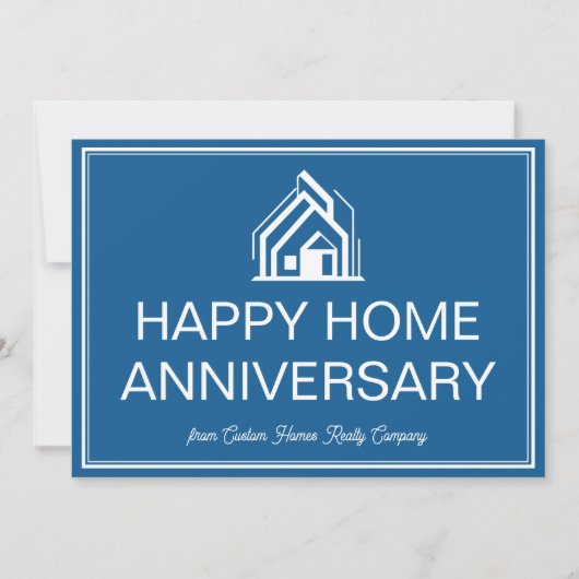 Carte Blue Real Estate Business Personalized Marketing (Devant)