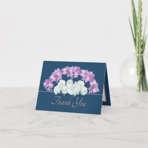 Carte Blue Rose Chic Roses Crocus Merci Garland