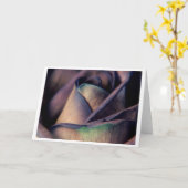 Carte Blue Rose Close (Fleur jaune)