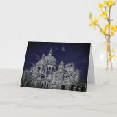 Carte Blue Sacré Coeur Paris Europe Travel (Fleur jaune)