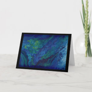Carte Blue Seas peinture Abstraite par Julia Morrill