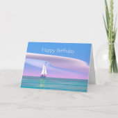 Carte Blue Sky Voile Anniversaire (Devant)