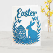 Carte Blue Spring Renewal Card (Fleur jaune)