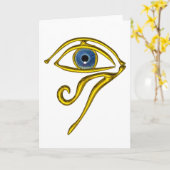 CARTE BLUE TALISMAN (Fleur jaune)