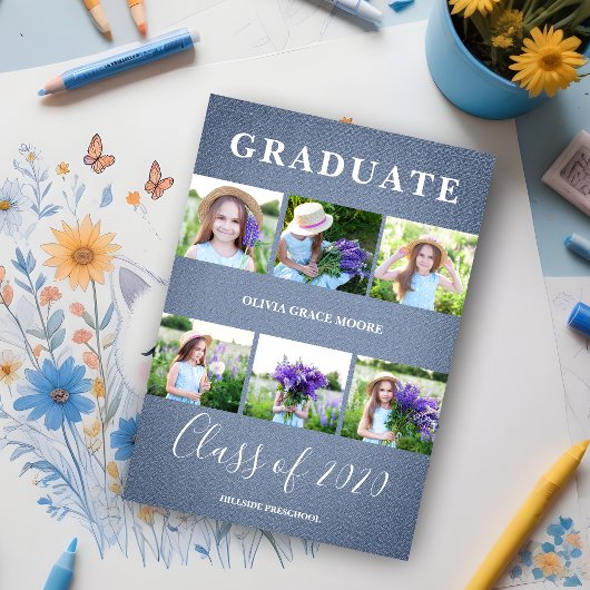 Carte Blue Textile Pre-K Graduation Photo Session