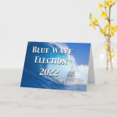 Carte Blue Wave Election 2022 (Fleur jaune)
