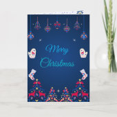 Carte Blue Winter Wishes (Devant)