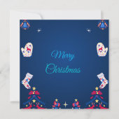 Carte Blue Winter Wishes (Devant)