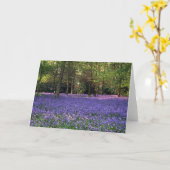 Carte Bluebell Woods, Angleterre (Fleur jaune)