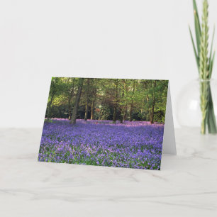 Carte Bluebell Woods, Angleterre