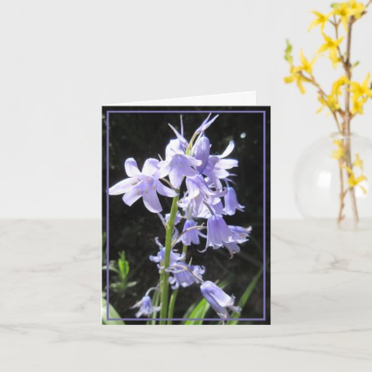 Carte Bluebells (Fleur jaune)