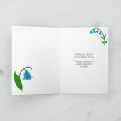 Carte Bluebells Birthday Greeting Card (Intérieur)