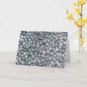 Carte Blueberries Art (Fleur jaune)