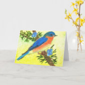 Carte Bluebird (Fleur jaune)