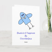Carte Bluebird de bonheur (Dos)