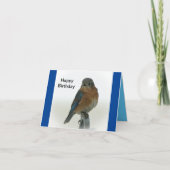 Carte Bluebird de bonheur (Devant)