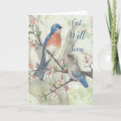 Carte Bluebird Get Well Bientôt (Devant)