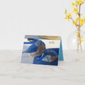 Carte Bluebird of Happiness (Fleur jaune)