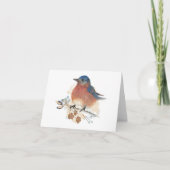 Carte Bluebird Watercolor Bluebird Note (Devant)